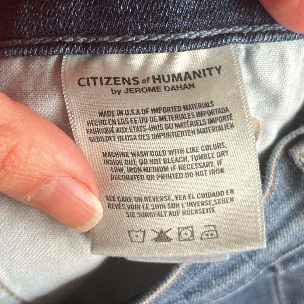 Citizen of Humanity - Rocket crop high rise skinny w/frayed bottoms - Picture 9 of 10